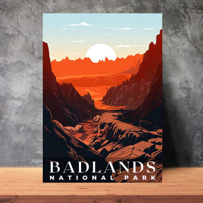 Badlands National Park Poster | S01