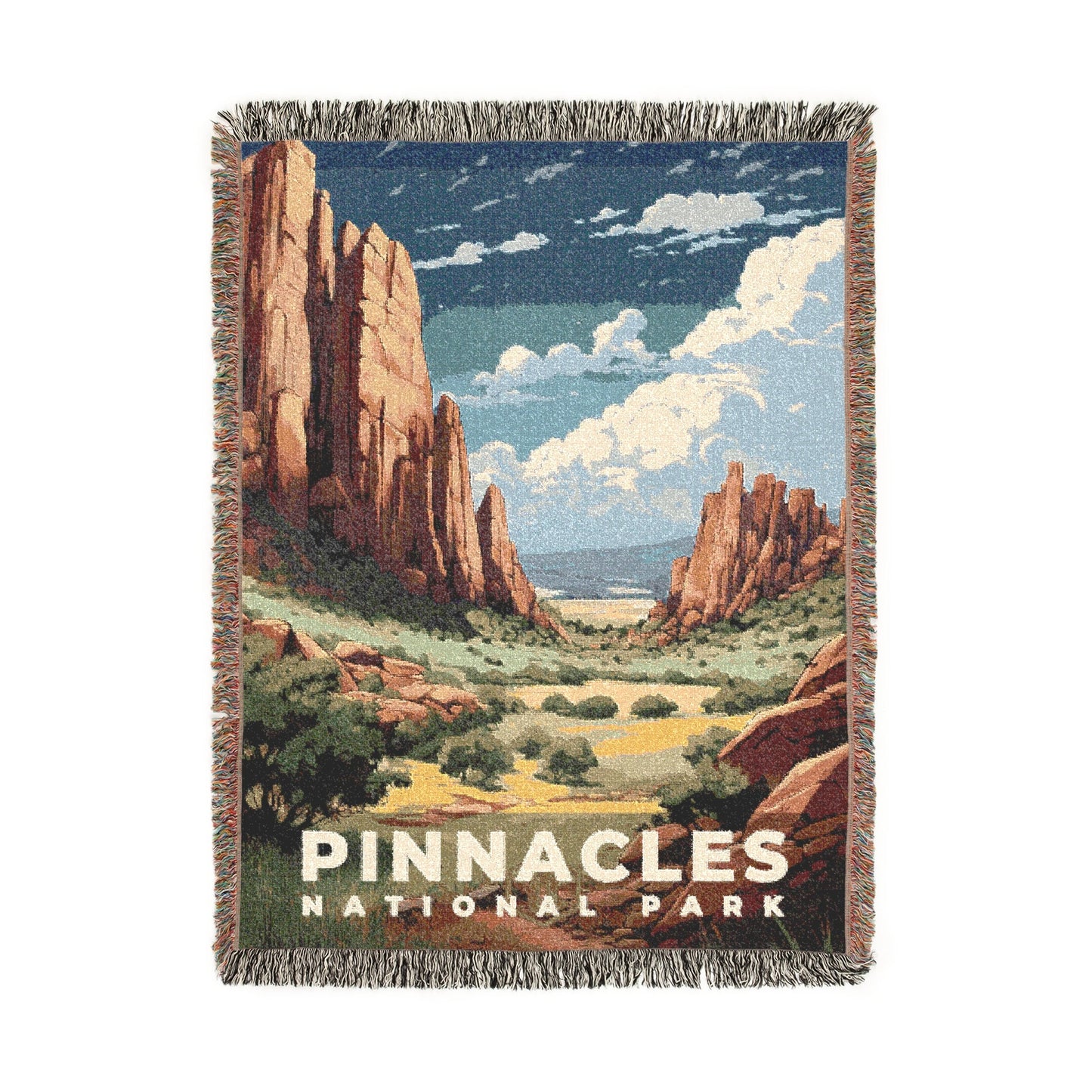 Pinnacles National Park Woven Blanket | S07