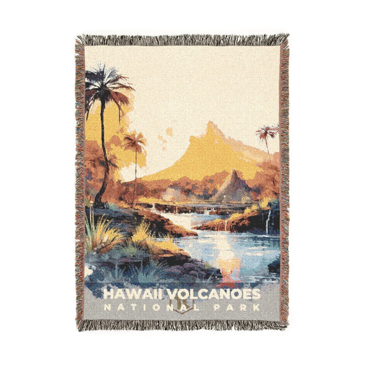 Hawaii Volcanoes National Park Woven Blanket | S08