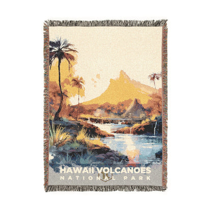 Hawaii Volcanoes National Park Woven Blanket | S08