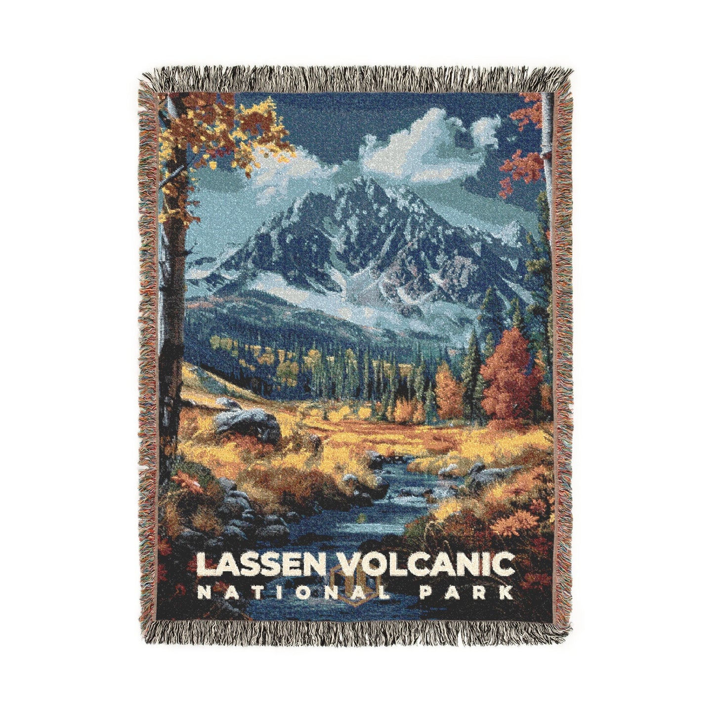 Lassen Volcanic National Park Woven Blanket | S16
