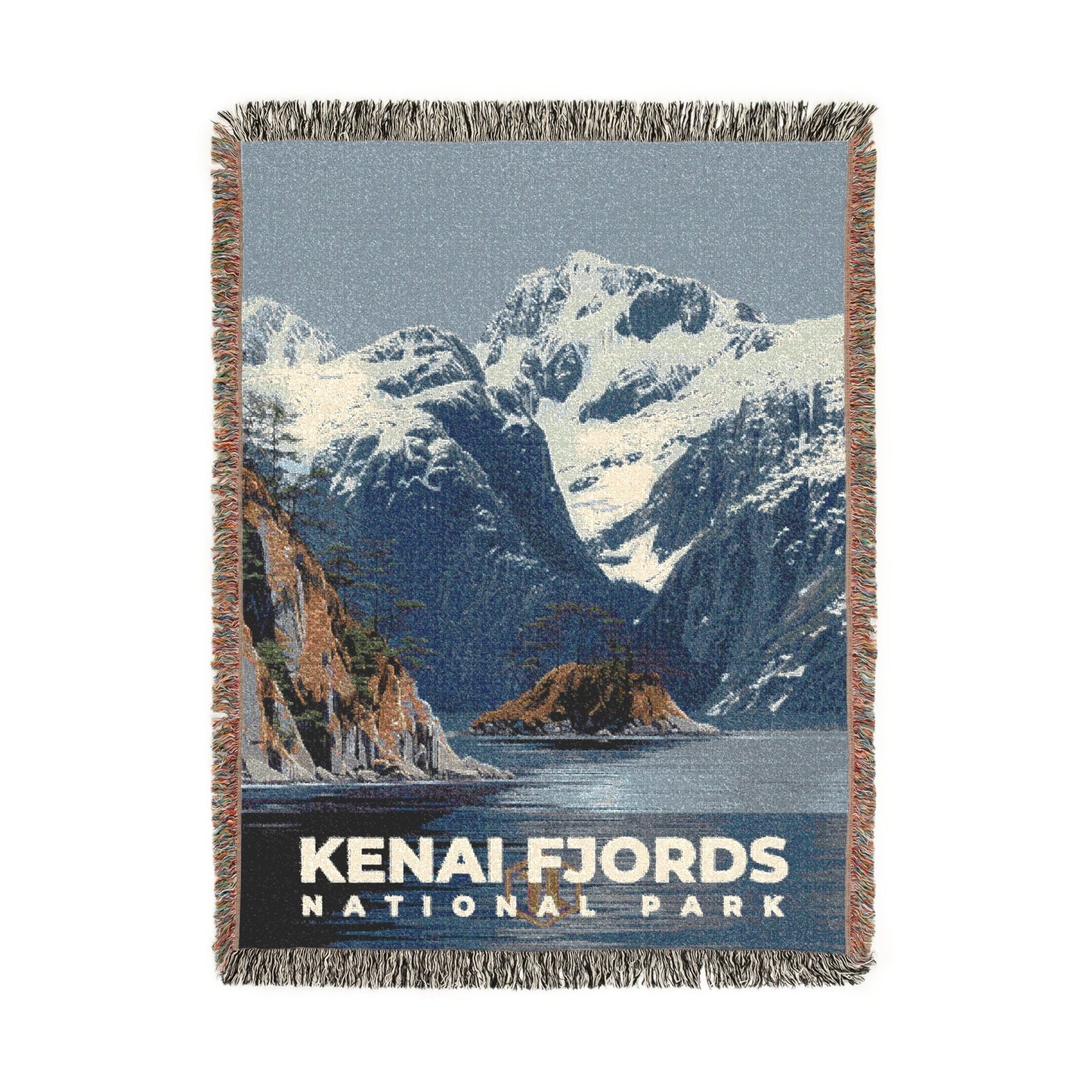 Kenai Fjords National Park Woven Blanket | S19