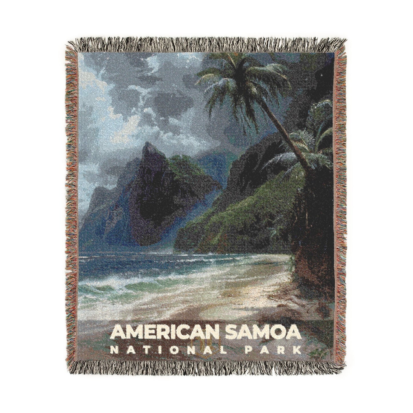 American Samoa National Park Woven Blanket | S12