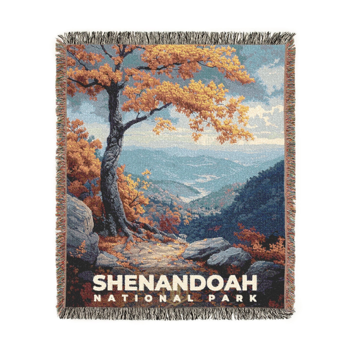 Shenandoah National Park Woven Blanket | S18
