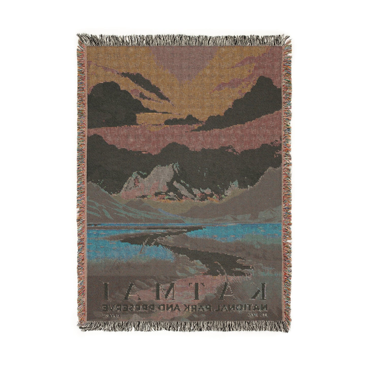Katmai National Park Woven Blanket | S03