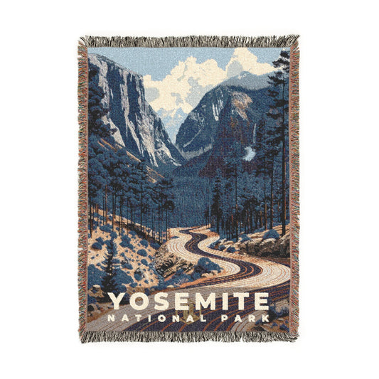 Yosemite National Park Woven Blanket | S19