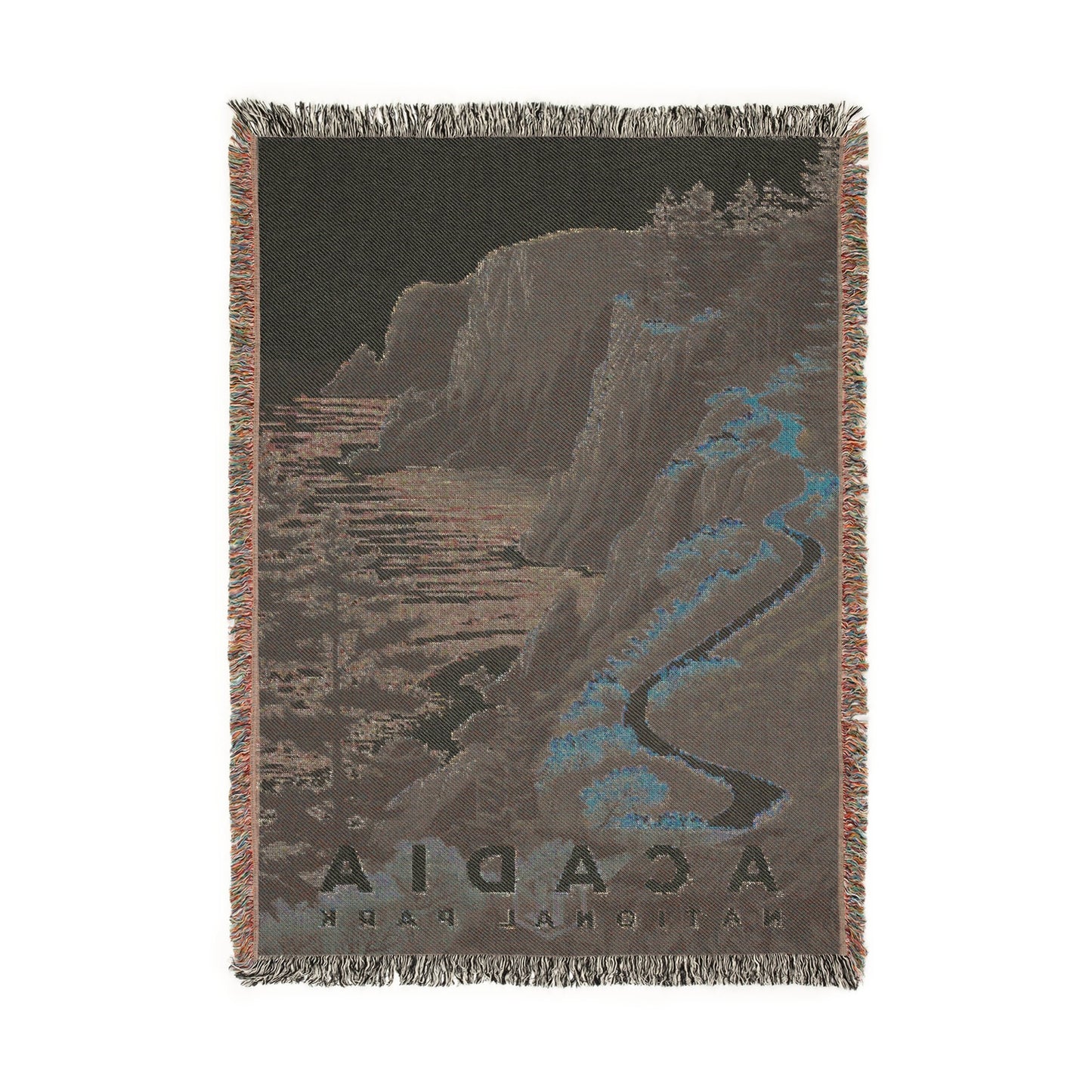 Acadia National Park Woven Blanket | S19