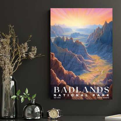 Badlands National Park Poster | S02