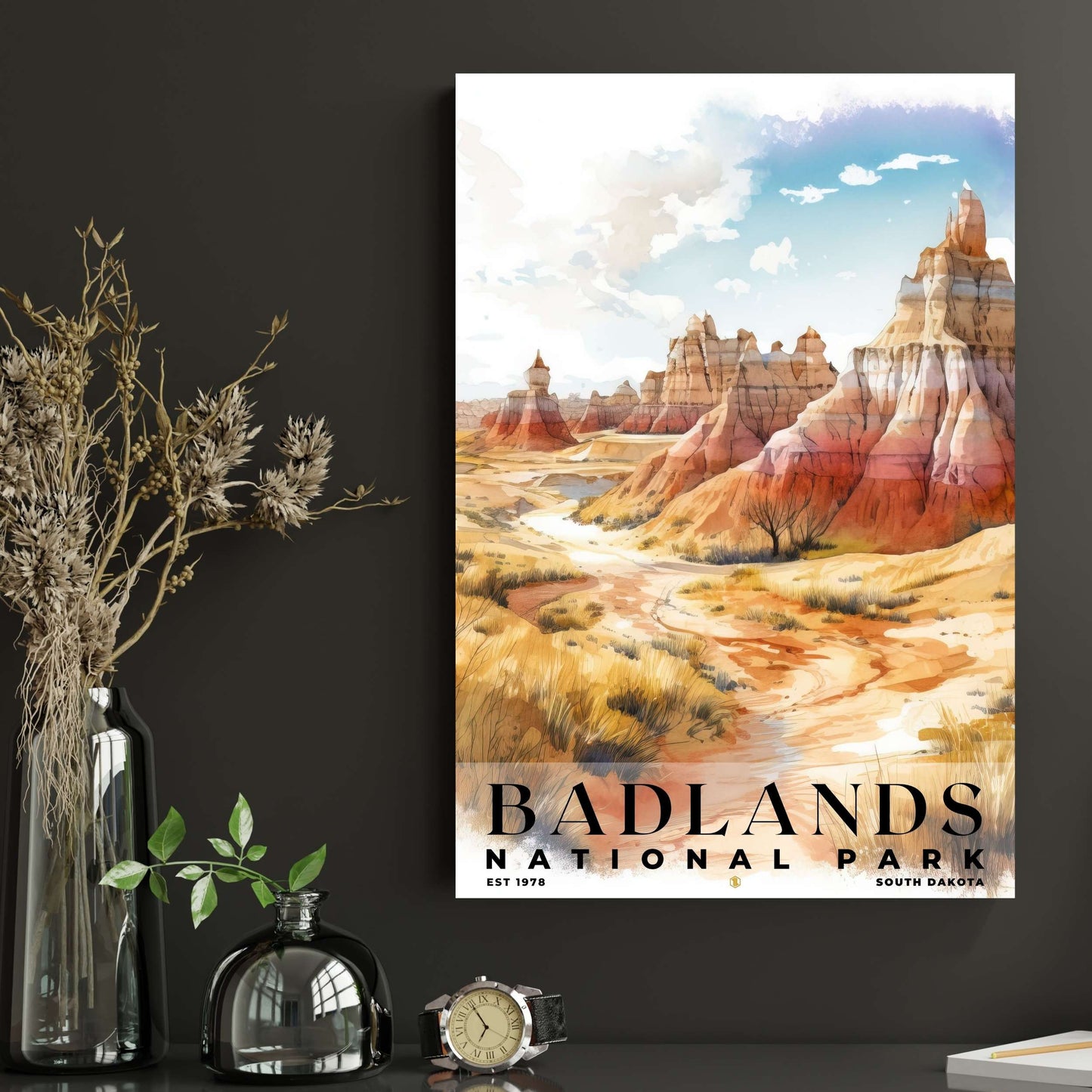 Badlands National Park Poster | S04