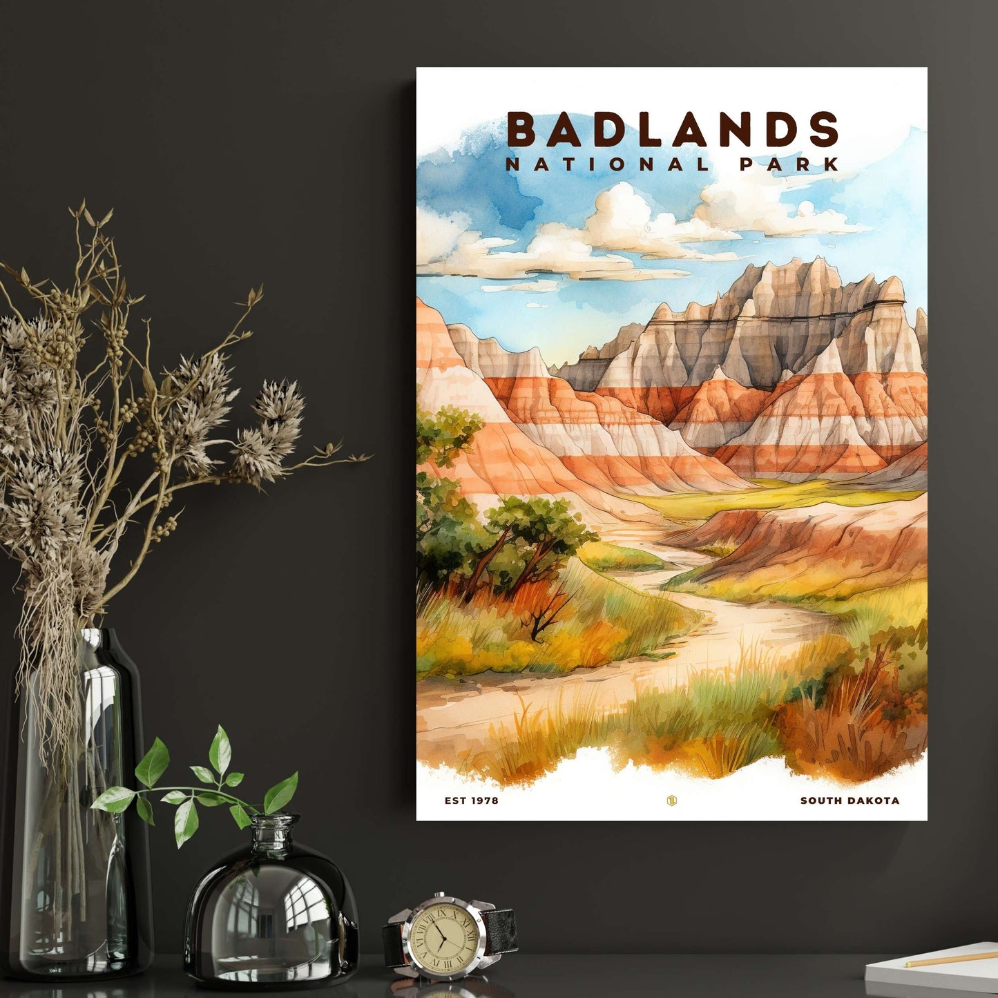 Badlands National Park Poster | S08