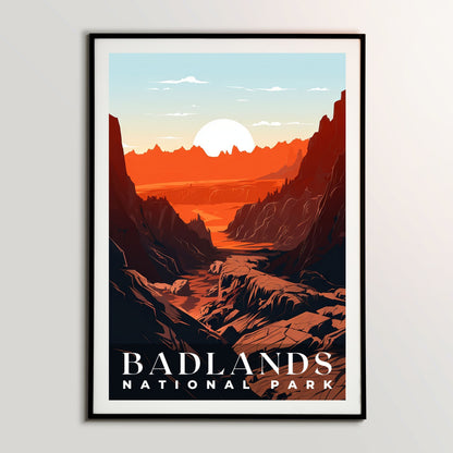 Badlands National Park Poster | S01