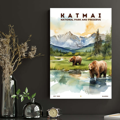 Katmai National Park Poster | S08