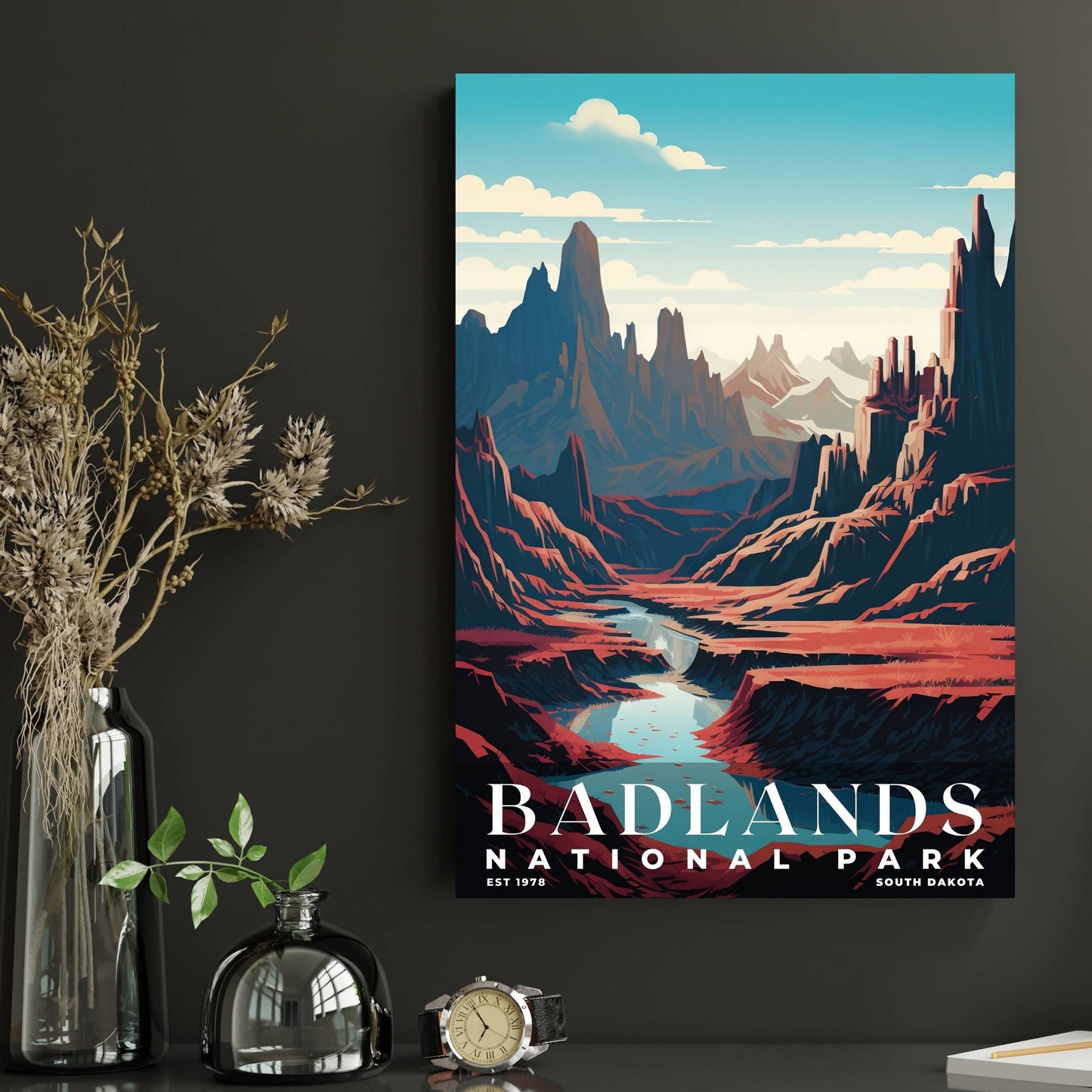 Badlands National Park Poster | S03