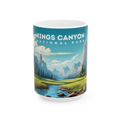 Kings Canyon National Park Mug | White Ceramic Mug (11oz, 15oz)