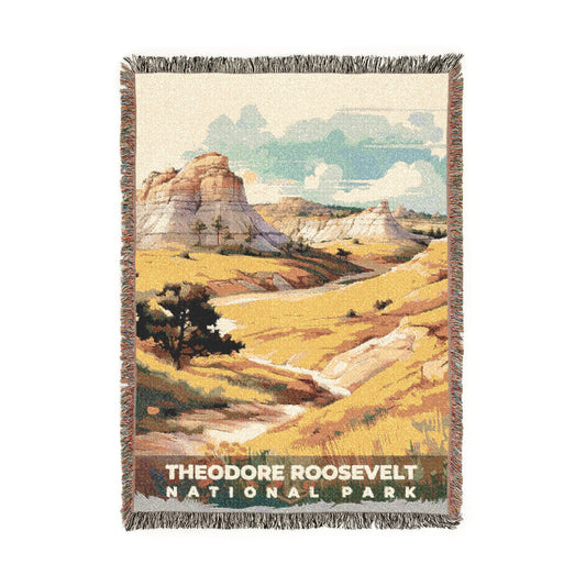 Theodore Roosevelt National Park Woven Blanket | S08