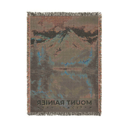 Mount Rainier National Park Woven Blanket | S18