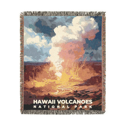Hawaii Volcanoes National Park Woven Blanket | S06