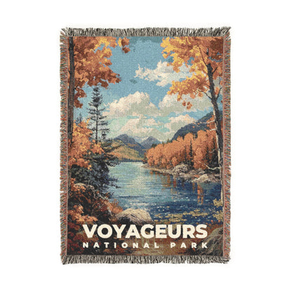 Voyageurs National Park Woven Blanket | S14