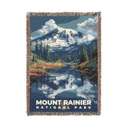 Mount Rainier National Park Woven Blanket | S13