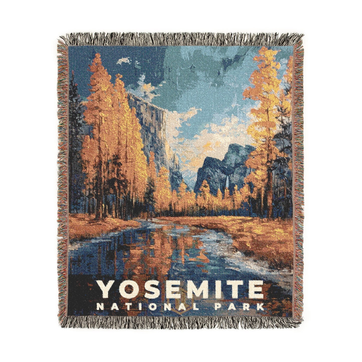 Yosemite National Park Woven Blanket | S14
