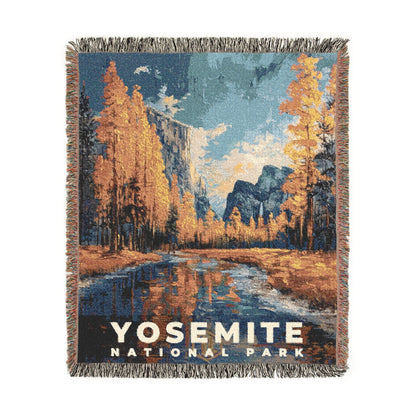 Yosemite National Park Woven Blanket | S14