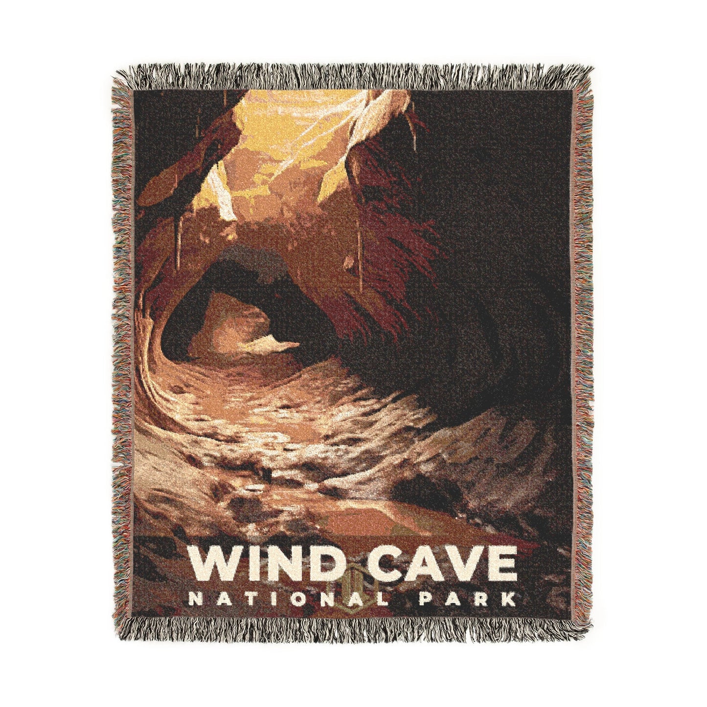 Wind Cave National Park Woven Blanket | S10