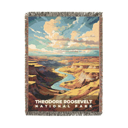 Theodore Roosevelt National Park Woven Blanket | S06