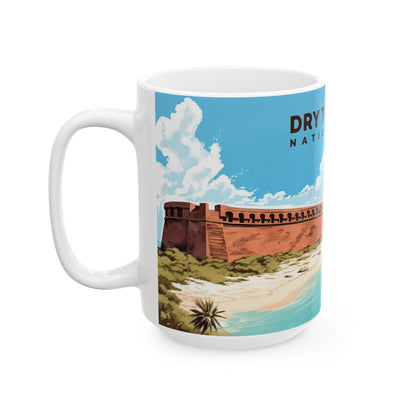 Dry Tortugas National Park Mug | White Ceramic Mug (11oz, 15oz)