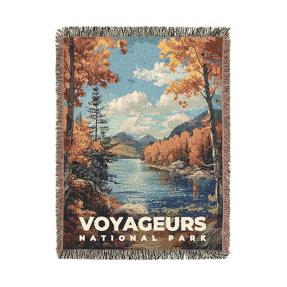 Voyageurs National Park Woven Blanket | S14