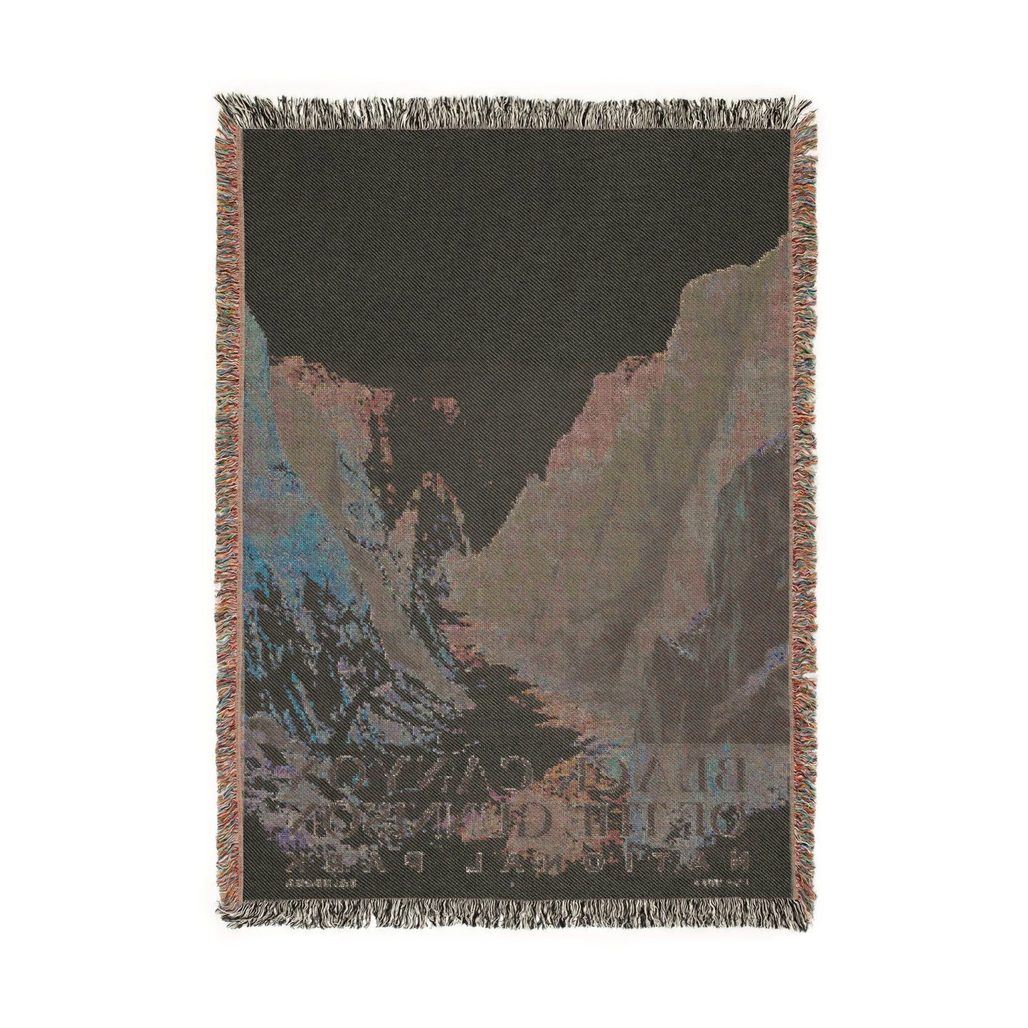 Black Canyon of the Gunnison National Park Woven Blanket | S04