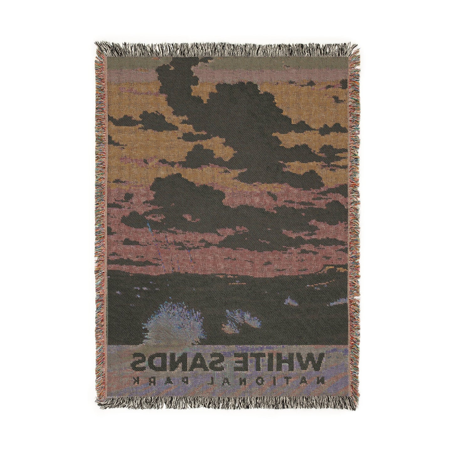 White Sands National Park Woven Blanket | S06