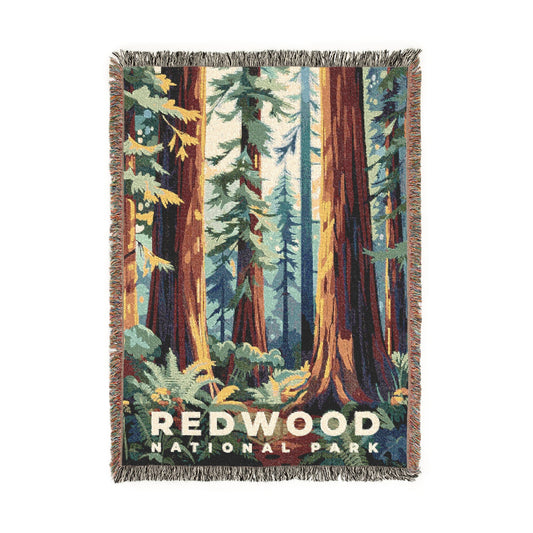 Redwood National Park Woven Blanket | S20