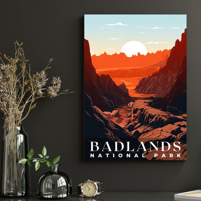 Badlands National Park Poster | S01