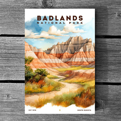 Badlands National Park Poster | S08