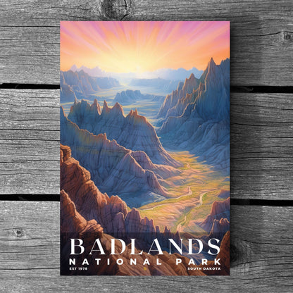 Badlands National Park Poster | S02