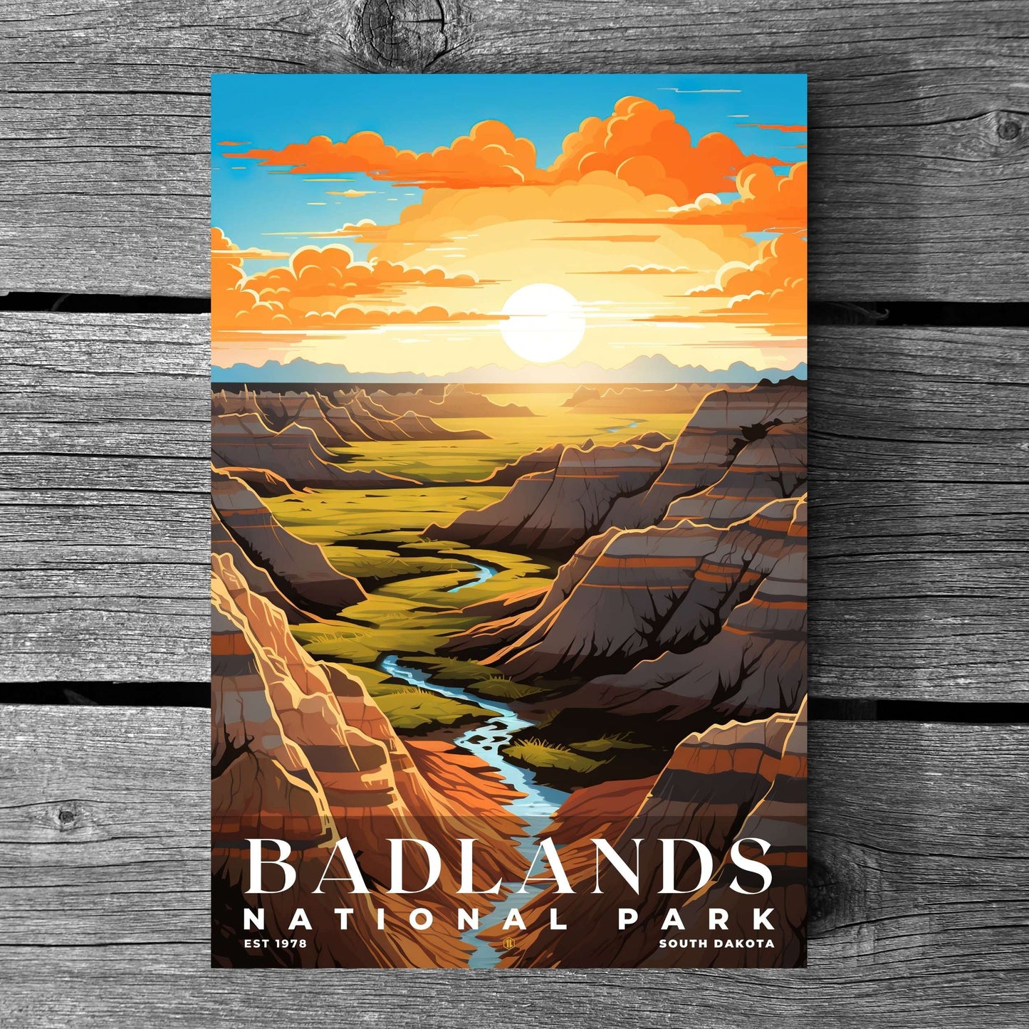 Badlands National Park Poster | S07