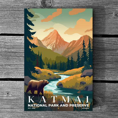 Katmai National Park Poster | S05