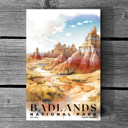 Badlands National Park Poster | S04