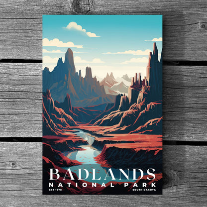 Badlands National Park Poster | S03