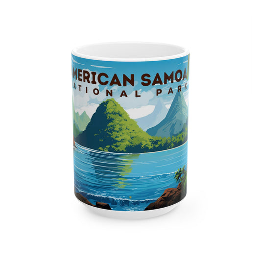 American Samoa National Park Mug | White Ceramic Mug (11oz, 15oz)