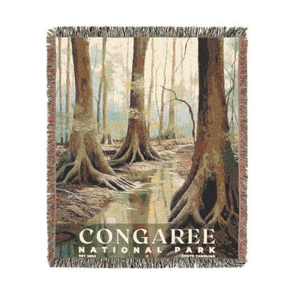 Congaree National Park Woven Blanket | S02