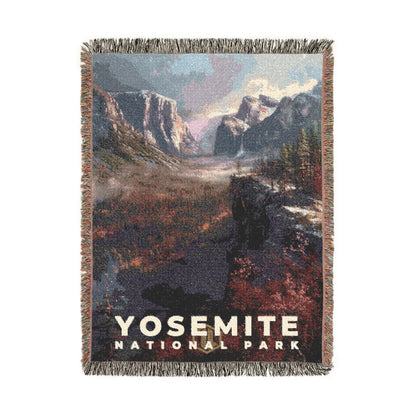 Yosemite National Park Woven Blanket | S12