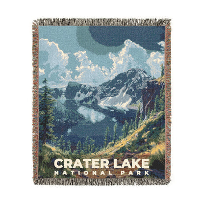 Crater Lake National Park Woven Blanket | S13
