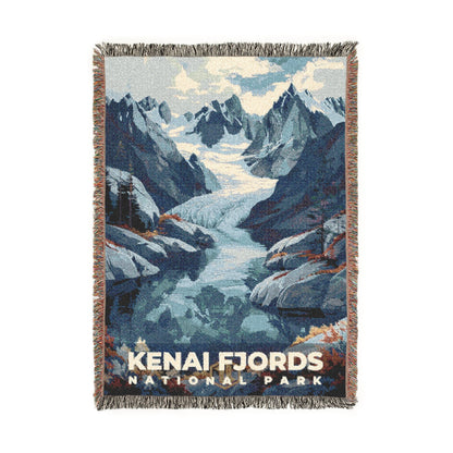 Kenai Fjords National Park Woven Blanket | S11