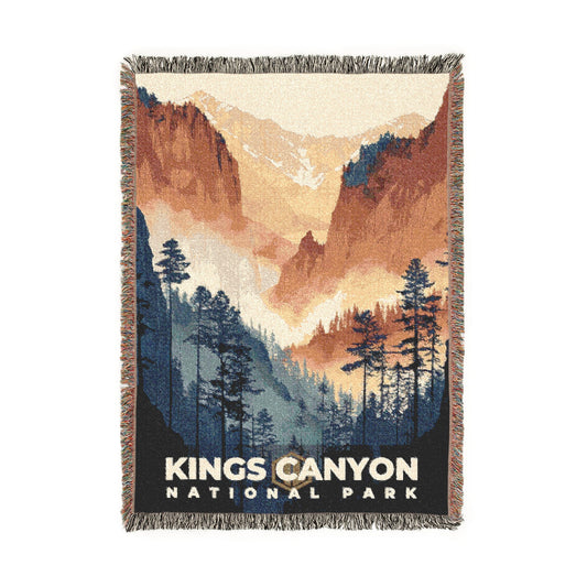 Kings Canyon National Park Woven Blanket | S20