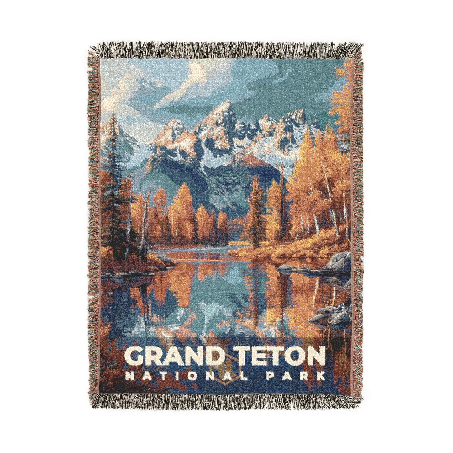 Grand Teton National Park Woven Blanket | S18