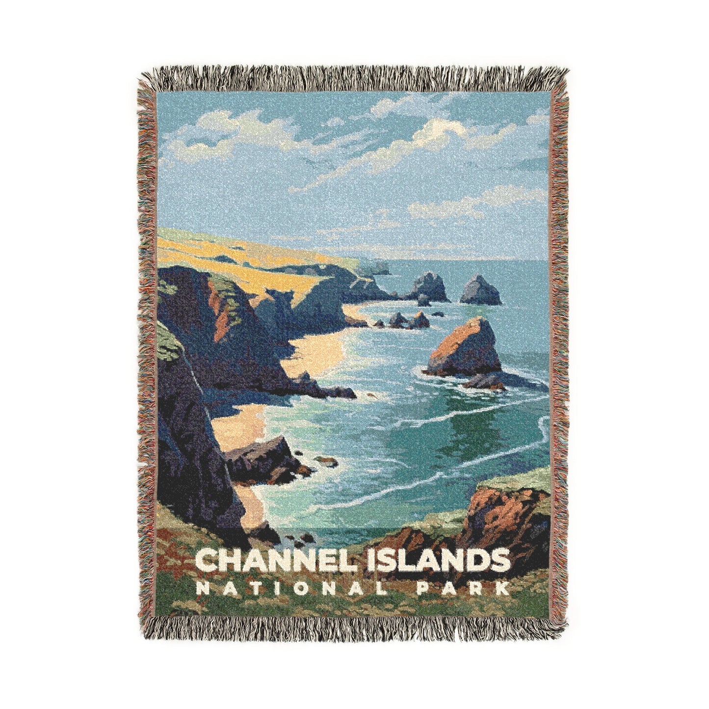 Channel Islands National Park Woven Blanket | S06