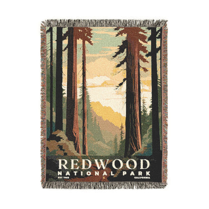 Redwood National Park Woven Blanket | S05