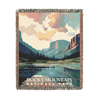 Rocky Mountain National Park Woven Blanket | S01