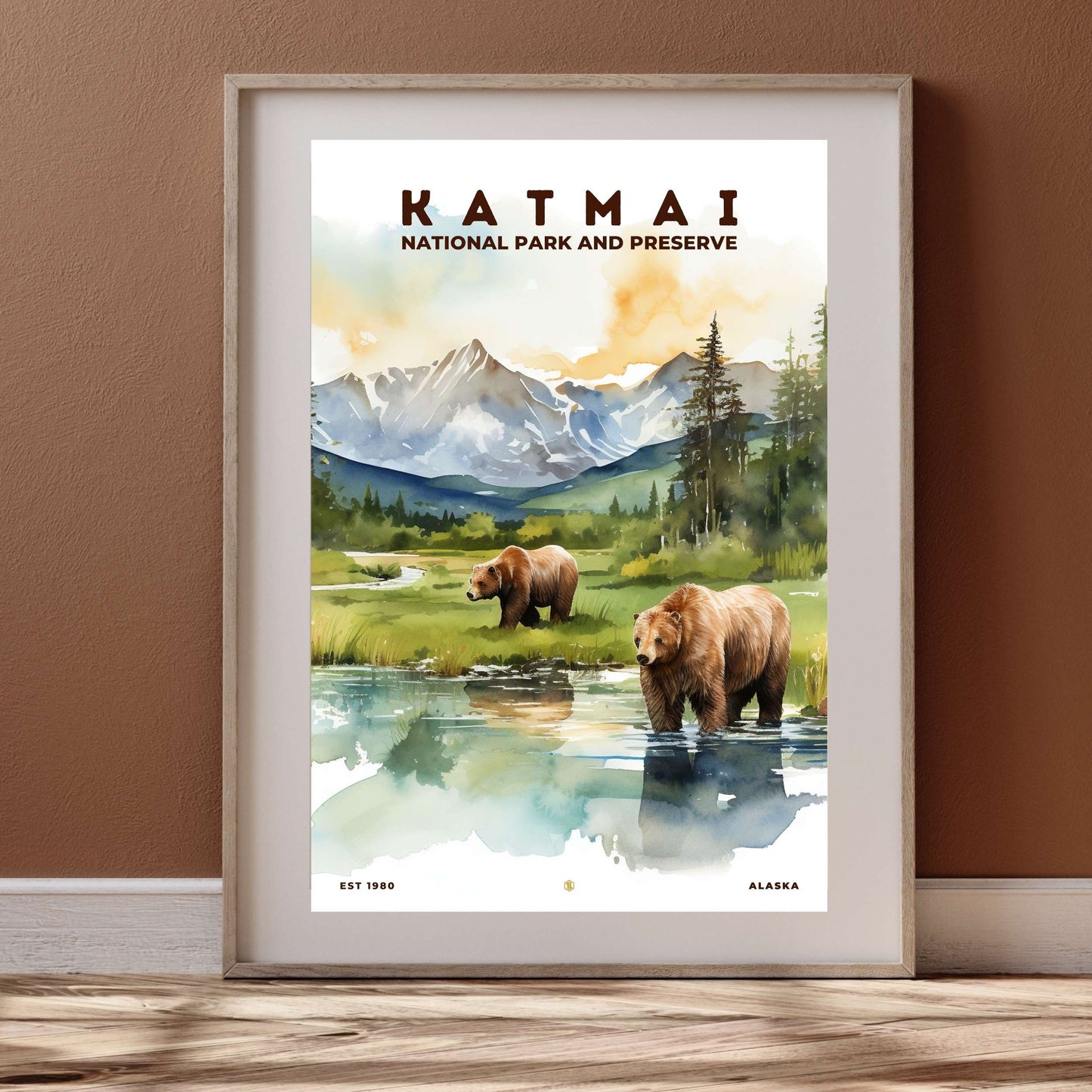 Katmai National Park Poster | S08